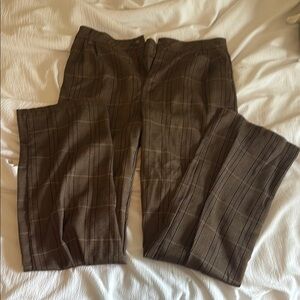Women’s straight leg brown slacks